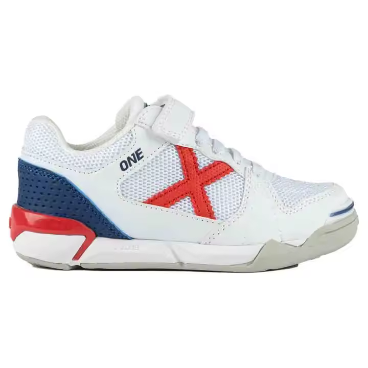 Munich One Kid Vco 71 Zapatilla Fútbol Sala Niños blanco/rojo/azul - 1