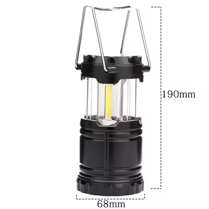 2 linternas de camping portátiles en Pilas, Luces para Tienda de campaña, impermeable, para Exterior, para Emergencias, senderismo y acampada. - 1