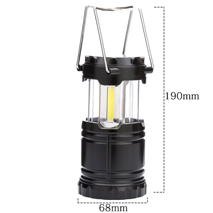 2 linternas de camping portátiles en Pilas, Luces para Tienda de campaña, impermeable, para Exterior, para Emergencias, senderismo y acampada. - 1