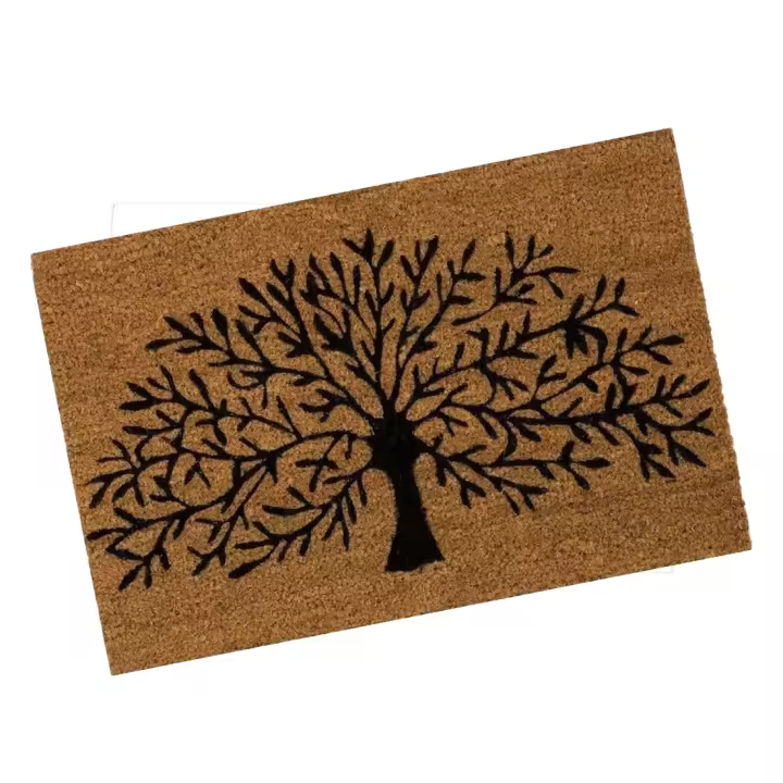 PANDAHOME Alfombra Felpudo para Puerta de Entrada - Antideslizante de Fibra de Coco 100% Natural - 1