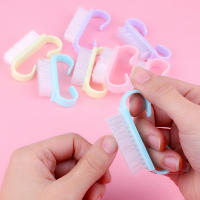 50Pcs Limpieza De Uñas Con Cepillo Plástico Herramientas De Arte De Uñas Y Pelos Suaves Para Manicura Y Pedicura Pack De Colores - details 5