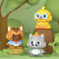 Bloques De Construcción Mini Animales Para Niños 12 Tipos De Animal Como Pato Tigre Elefante Oso León Colección De Juguetes Educativos Para Niños Mayores De 6 Años - details 1