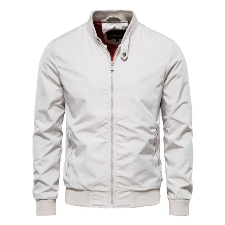 Chaquetas, nuevas chaquetas casuales europeas y americanas de primavera y otoño para hombres, prendas de vestir exteriores de moda, tops para hombres, chaquetas finas - 1