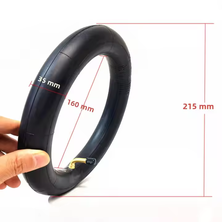 Rueda Interna De Scooter Eléctrico Nueva 1PC Recta/Curva Alrededor De 75g 8.5 Pulgadas Goma Negra De Alta Calidad Para Scooter - 1
