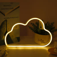 Lámpara De Neón Estrella Nube Luna Luz Nocturna LED USB Para Decoración De Hogar Boda Bar Negocios Fiesta Navidad Regalos - details 3