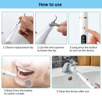 Limpia Dientes Ultrasonido Eliminador De Calcafores Y Placa Eléctrico Herramienta Para Limpieza Oral Eliminador De Manchas Y Piedras Dentales - details 10