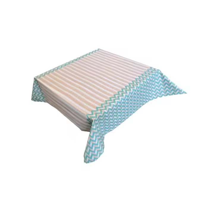 Mantel de hule tejido por metros - Rayas Zigzag 42015-1    mantel por metros; manteles; mantel barato; mantel jardín - 1