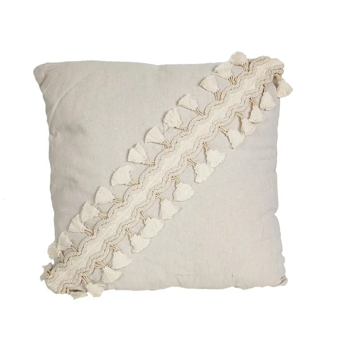 COJIN BLANCO C/BORLONES POLYESTER HM843242 FIJALO - 1