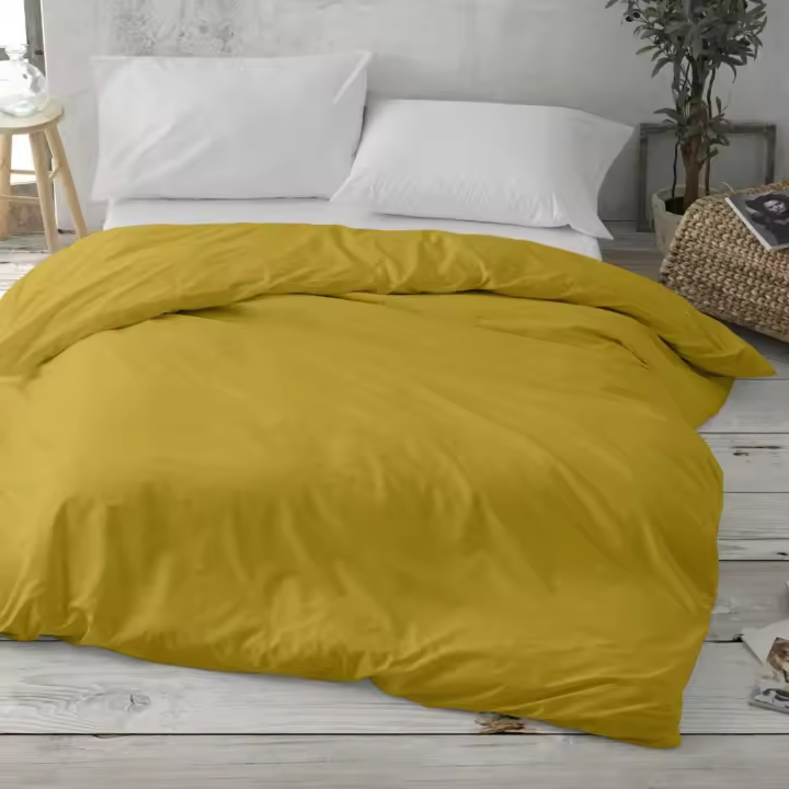 Funda nórdica 80% algodón- 20% poliéster 180 hilos. Disponible en cama de 90, 105, 135, 150-160, 180 y 200cm. Color Azul, gris, turquesa, beige, azul oscuro, crudo, rosa, pisctacho, malva, coral y blanco. Tejido de alta calidad 180 hilos. - 1