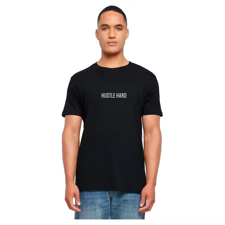 Mister Tee Camiseta De Manga Corta Hustle Wording Emb - 1