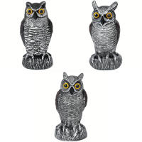 Adorno De Jardín Con Órbitas De Águila Plástico Impermeable Para Disuadir Pájaros Decoración Antipájaros Para Exterior - details 9