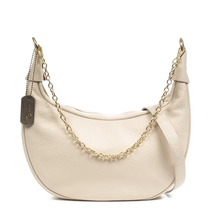 FIRENZE ARTEGIANI Arnad bolso bandolera mujer. Piel Dollaro auténtica. Fabricado en Italia 30x8x26 Cm. - 1