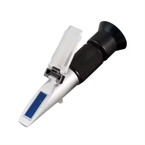 PCE Instruments Tabla de conversión de Brix a grado de alcohol probable incluida en el manual / Refractometro para viticultores con tres escalas en °Oechsle, sacarosa / brix y KMW / babo PCE-Oe - 1