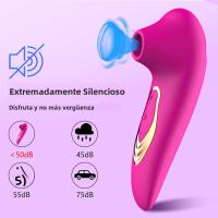 Vibrador Para Mujeres Con Estimulador De Clítoris Y Pezones Control Manual Silicón Médico Juguete Sexual Para Adultos 18+ - details 2