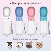 Botella de Agua para Perros 550ml, botella de Agua de viaje portátil con bloqueo de botón para Perro, Gato, mascotas sin BPA - details 0