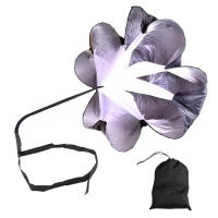 Paraguas De Resistencia Para Entrenamiento De Fútbol 1pc Correa Ajustable De Poliéster Para Entrenamiento De Carreras Y Fuerza Color Negro - details 1