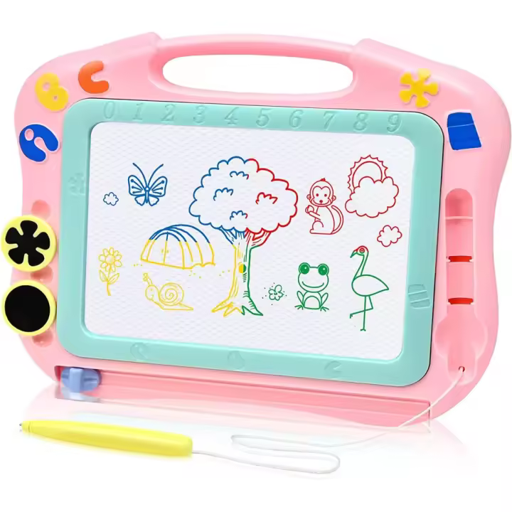 Bloc de dibujo LCD para niños, tablero colorido de garabatos para de, regalos de cumpleaños para - 1
