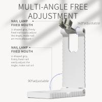Soporte de luz de manicura de mano, combinación de piezas para uñas, lámpara portátil para hornear uñas, soporte de lámpara de fototerapia para teléfono móvil multimiculión giratorio - details 8