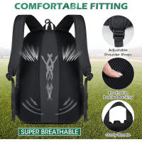 Mochila De Béisbol Grande Con Compartment Para Zapatos Y Batas De Softbol Material Suave Capacidad Amplia Para Deportes Unisex - details 4