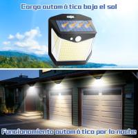 Solar Luz LED Exterior Movimiento: 248 LED Luces Solares 6 Paquete IP65 Impermeable Sensor de Movimiento 270° Foco Solar Exteriores Lampara Aplique Solares Potente para con Iluminacion Terraza jardín [Clase de eficiencia energética A+++]Solar Luz LED Exte - details 3