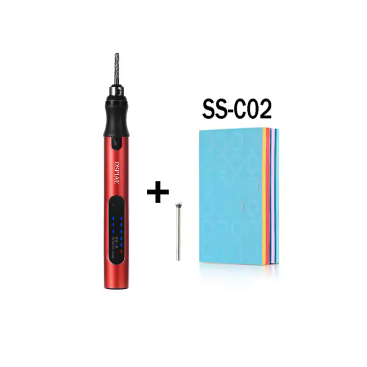 DSPIAE ES-P Sander Pen Pre-Cut Discos De Arena De Esponja Para Lijado Portátil Eléctrico Herramienta Manual De Plástico Para DIY En El Hogar - 1