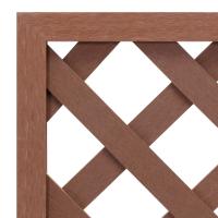 vidaXL Jardinera enrejada WPC 40x30x135 cm - details 4