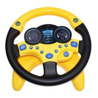 Juguete Educativo Para Bebés Y Niños Con Volante Eléctrico Y Luz Sonido Copiloto Para Carro De Bebé Material Plástico - details 8