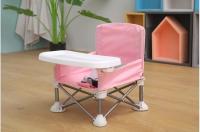 Silla Para Bebé Plegable De Aluminio Portátil Y Compacta Con Cinturón De Seguridad Para Uso Interior Y Exterior Ideal Para Viajes De Camping Y Picnics - details 3