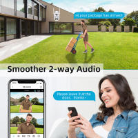 Cámara De Seguridad Exterior Inalámbrica 8MP 4K PTZ Con Doble Lente Y Pantalla Dual AI Detecta Humanos Traccióndes Auto ICSee App - details 6