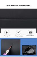 Mochila Expansible de 40L con Puerto de Carga USB Bolsa de Laptop Impermeable Diseño Sólido - details 3