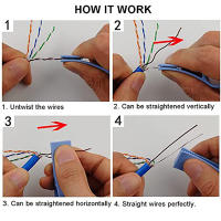 Herramienta De Desenredador De Cable De Red Para Ingenieros Separador De Pares De Cables CAT5/CAT5e/CAT6 Herramienta Para Desenredar Fácilmente Y Rápidamente - details 3