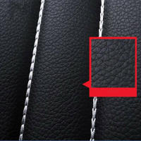 Funda De Asiento De Coche De Cuero PU Transpirable Cubierta Completa Para 5 Sitios Ajuste Con Airbag Compatible Con Todas Las Estaciones - details 3