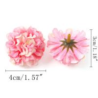 Cabezas De Flores Artificiales De Algodón Pura Seda Hydrangea 4cm Para Decoración De Hogar Boda Decoración De Matrimonio Accesorios De Coronas De Novia - details 2