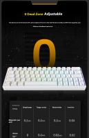 Teclado Mecánico Irok Nd63 Con Interruptores Magnéticos Y Cable 66 Teclas RGB Teclado De Juego Personalizable Con Hot-swapping Para Gamer - details 5
