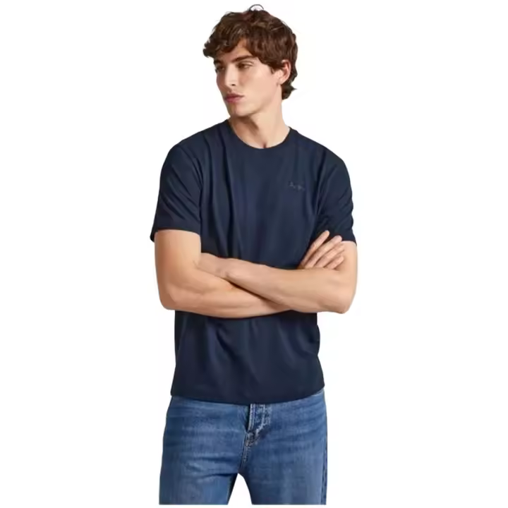 Camiseta de Manga Corta Pepe Jeans Connor para hombre en color azul - 1