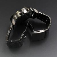Reloj De Lujo Para Hombre En Acero Inoxidable Con Pantalla Analógica Grande Cronógrafo Impermeable Para Uso Casual Y De Negocios - details 5