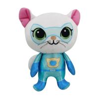 Juego De 4 Peluches De Gatos Super Kitties Anime Muñecos De Peluche Suaves Cristal Azul Verde Amarillo Juguetes Para Niños - details 2