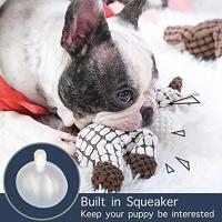 Juguetes De Peluche Para Perros Pack De Juguetes Suaves Duraderos Con Silbidos Para Masticar Y Limpiar Los Dientes De Tu Mascota - details 0