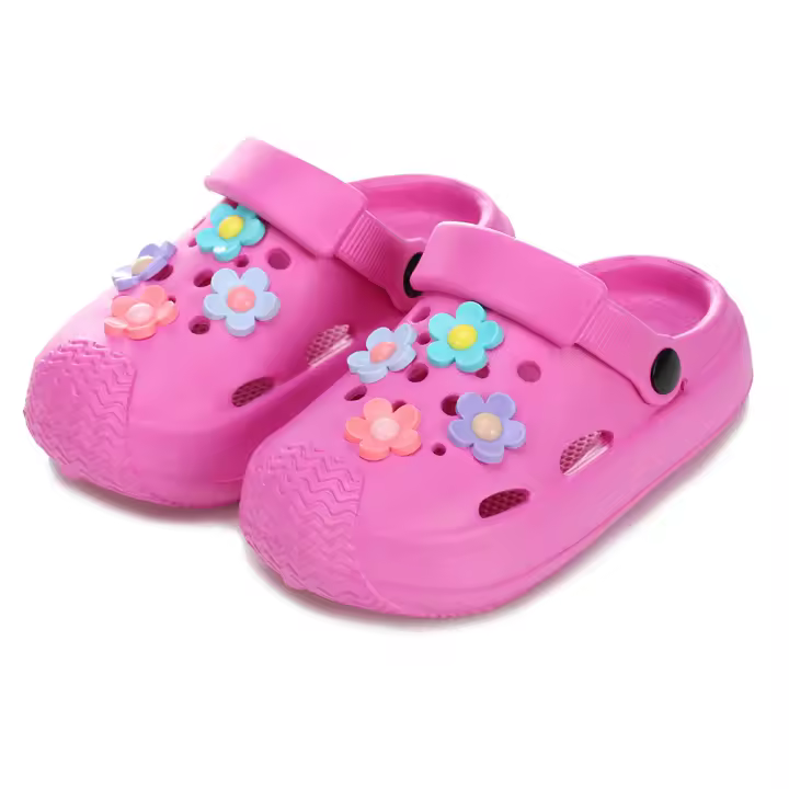 Zapatillas De Verano Para Niños Y Niñas Con Diseño Floral Antideslizante Y Transpirable Zapatillas De Playa Para Hombres Y Mujeres - 1
