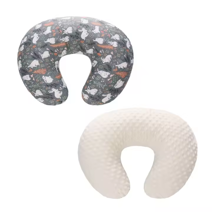 Funda de almohada de lactancia para bebé, extraíble, de terciopelo, con soporte para la cintura, para embarazadas - 1