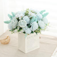 Rosa Artificial Peonía Vintage De Seda Para Novia Decoración De Navidad Y Hogar Accesorios De Boda DIY Bouquet De Flores Falsas - details 4