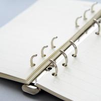 Clip De Anillo Metálico Para Archivos De Hojas Sueltas A4/B5/A5/A6/A7 Accesorio Para Cuaderno Estaciónery - details 10