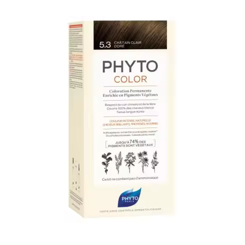 PHYTOCOLOR VEGETAL 5.3 CASTAÑO CLARO DORADO - 1