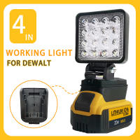 Lámpara Portátil LED Para Batería Dewalt 18V Luz De Trabajo Portátil Spotlights Cordless Exterior Camping Pesca Emergencia - details 0