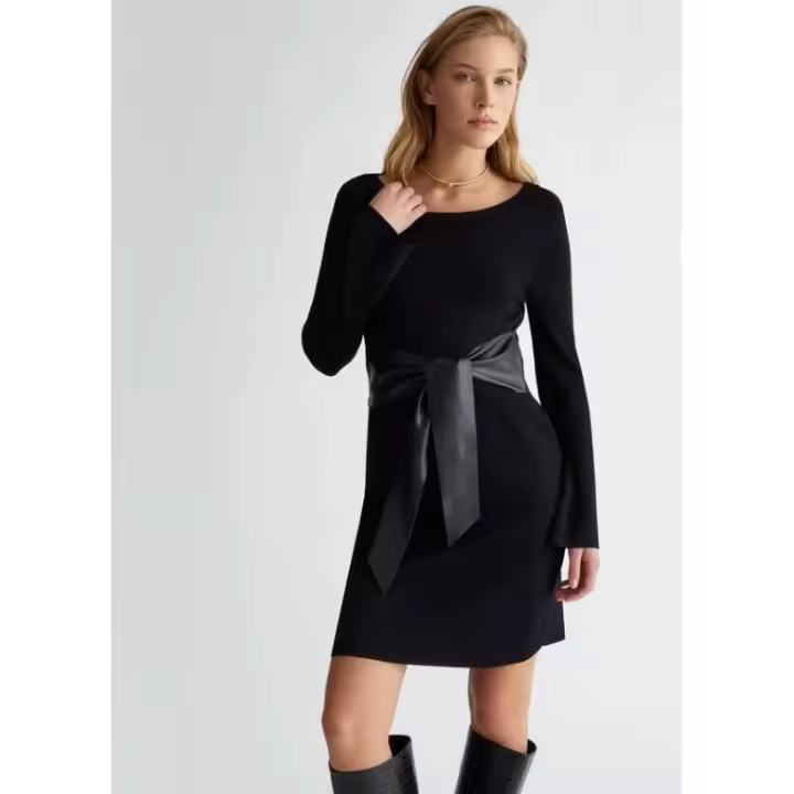 Liu Jo Vestido Black Belt - Liu Jo - 1
