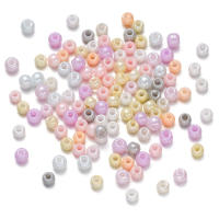 Cuentas De Vidrio Sobre Para DIY 10g Lote De 4mm Colores Jalea Redondas Espaciadoras Para Pulseras Collares Joyería - details 2