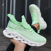 Zapatos De Deporte Casuales Para Hombre Transpirables Corrida Plataforma Tenis Caminar Entrenamiento Zapatillas Confortables Talla Verdadera Material Superior De Tejido Y Suela EVA - details 1