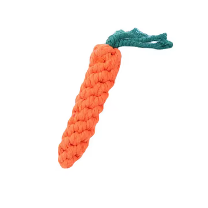Juguetes Para Perros Duros De Masticar Y Limpieza De Dientes De Algodón Tejido En Forma De Animales Divertidos Juguetes Para Morder Para Puppies - 1