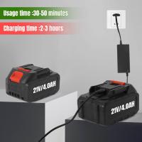 Motosierra eléctrica sin escobillas de 16 pulgadas, herramienta de poda portátil de 2200W, recargable, inalámbrica, para batería Makita de 18V - details 2