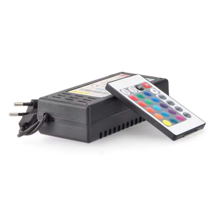 IluminaShop - Adaptador de Corriente para tiras LED RGB 60W 12VDC - 1